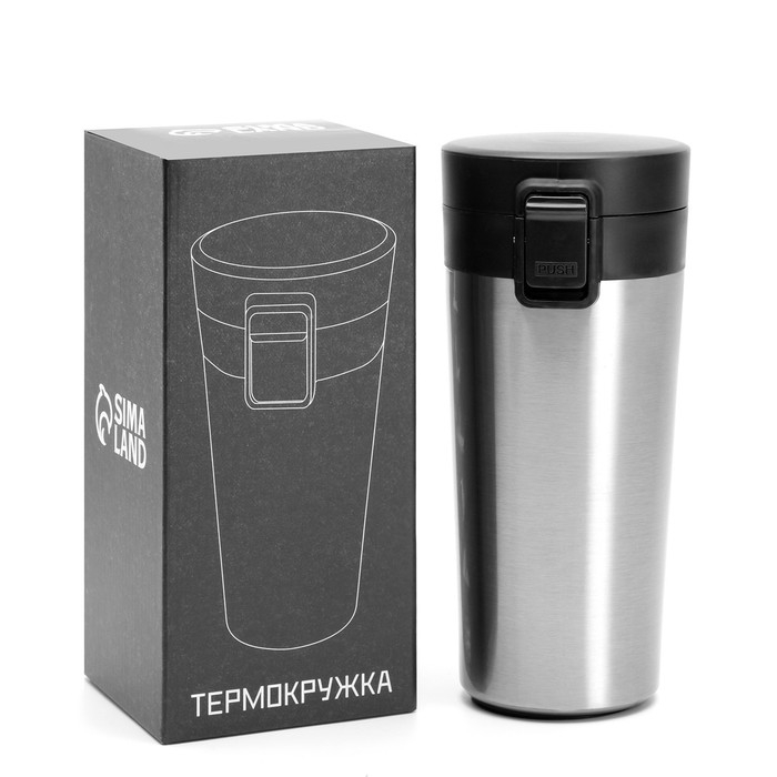 Термокружка, 380 мл, Style "Мастер К", сохраняет тепло 8 ч, с ситечком