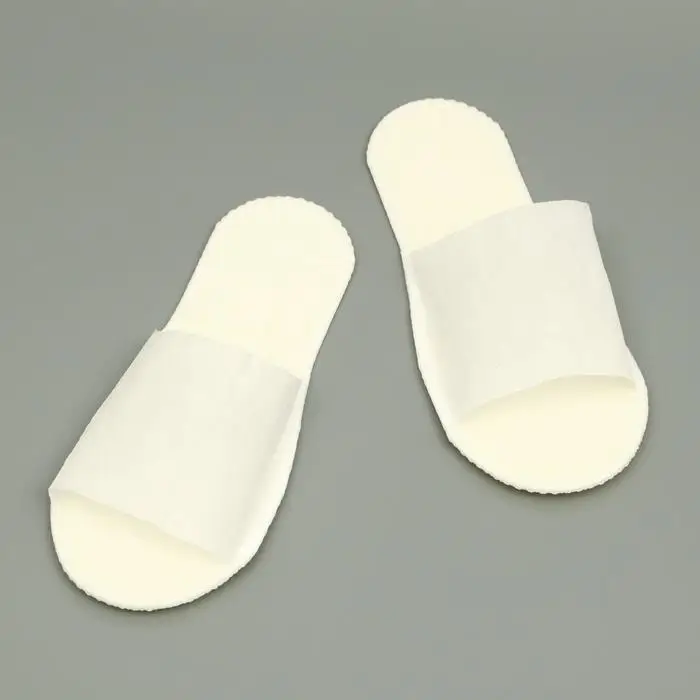 Одноразовые тапочки, стандарт, нескользящие, белые, 42 р. Одноразовые тапочки, стандарт, нескользящие, белые, 42 р.