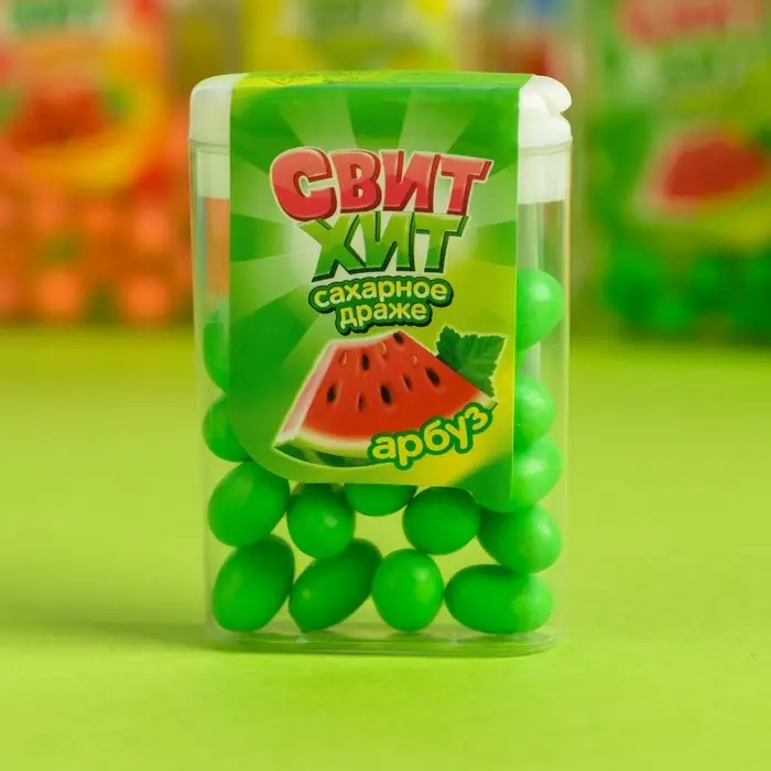 Драже сахарное Драже сахарное "Свит хит" ассорти в стенде, 12 г