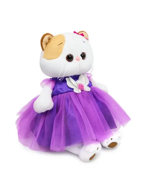 Мягкая игрушка &laquo;Кошечка Ли-Ли&raquo; в платье с бабочкой, 24 см