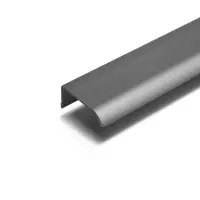 Ручка профильная мебельная торцевая CAPPIO RT002, L=800 мм, м/о 768 мм, серая