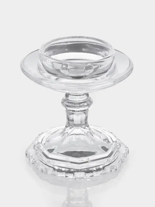 Икорница на ножке  Икорница на ножке "Купол" 9х9х14 см, прозрачный