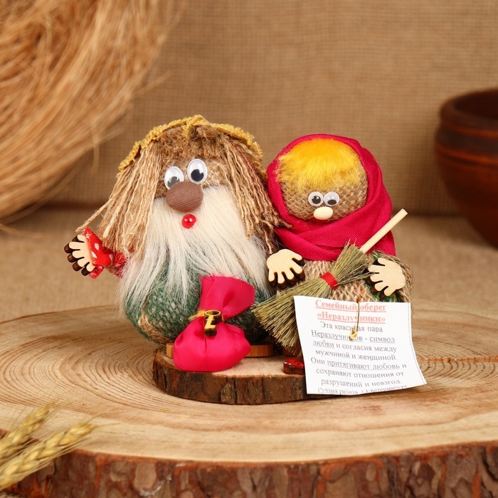 Оберег «Неразлучники», семейный, микс Оберег «Неразлучники», семейный, микс