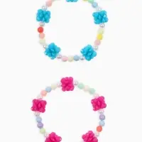 Браслет детский &laquo;Выбражулька. Цветочки Пионы&raquo;, d=6 см, МИКС