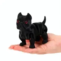 3Д - печатная игрушка &laquo;Чёрный пёс&raquo;, подвижная