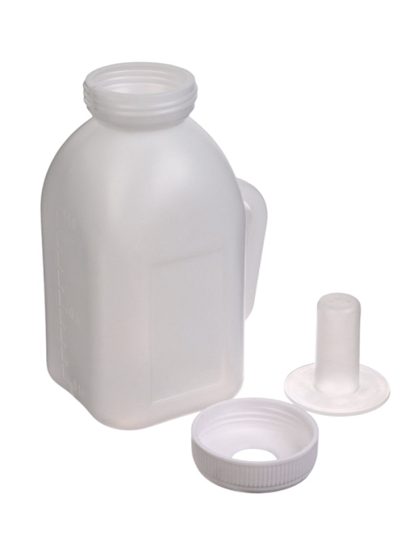 Бутыль 1 л для выпойки телят, с ручкой