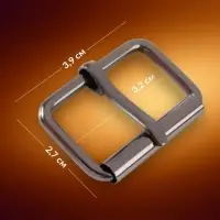 Пряжка проволочная, 3.9×2.7 см, 32 мм, 5 шт., цвет чёрный никель