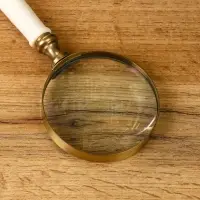 Лупа «Мориарти», 7×7×24 см, латунь, смола Лупа «Мориарти», 7×7×24 см, латунь, смола