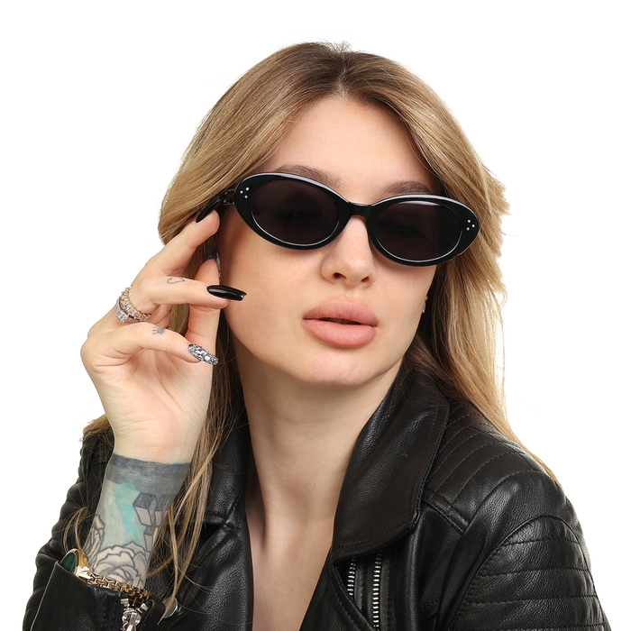 Очки солнцезащитные женские Очки солнцезащитные женские "OneSun", uv 400, дужка 14.5 см, линза 5.2х3.6 см