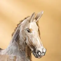 Сувенир «Лошадка-качалка, 41×12.5×44 см, дерево, бежевый Сувенир «Лошадка-качалка, 41×12.5×44 см, дерево, бежевый