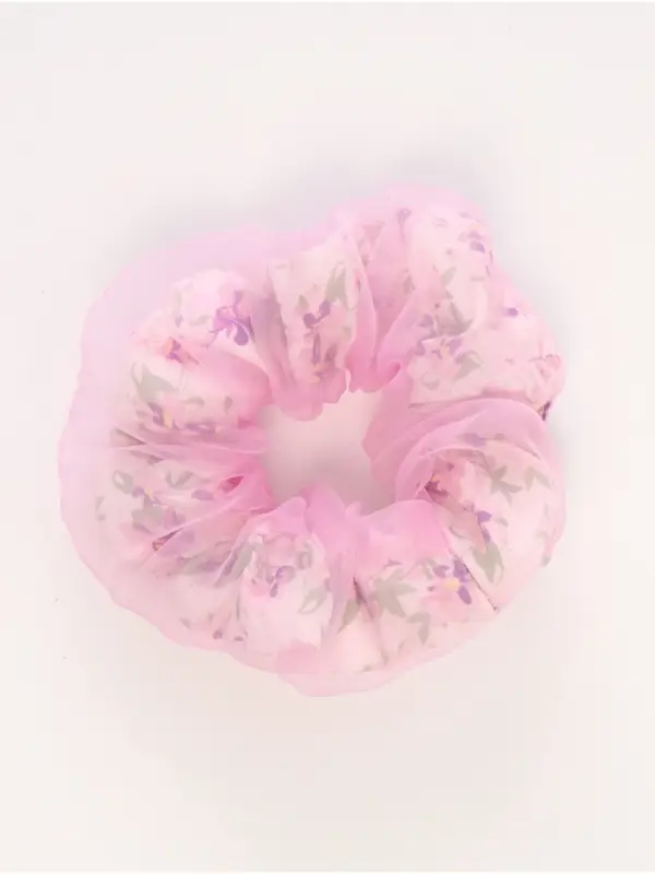 Резинка для волос «Цветы» сиреневая, Холодное сердце