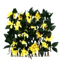 Ограждение декоративное, 35&times;120 см, &laquo;Подсолнухи&raquo;, оттенок цветков МИКС, Greengo