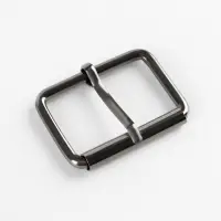 Пряжка проволочная, 4.6&times;3.4 см, 38 мм, 5 шт., цвет чёрный никель