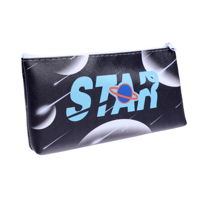 Пенал школьный на молнии Пенал школьный на молнии "Звезда", МИКС