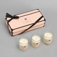 Набор свечей ароматических "Aroma Candle", гранат, 3 шт