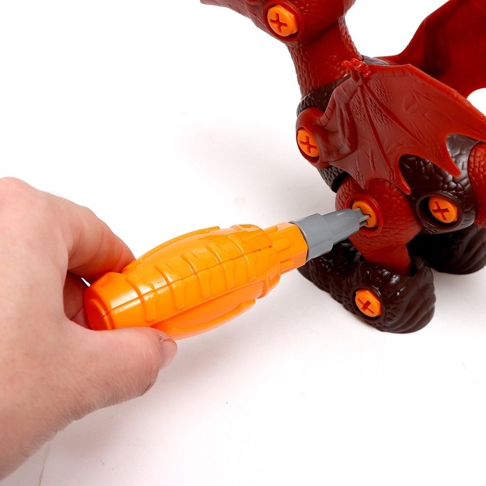 Конструктор винтовой «Птеродактиль», с отвёрткой, 25 элементов Конструктор винтовой «Птеродактиль», с отвёрткой, 25 элементов