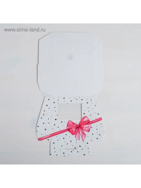 Кондитерская упаковка, коробка с ламинацией &laquo;Подарок&raquo;, 10&times;8&times;3.5 см