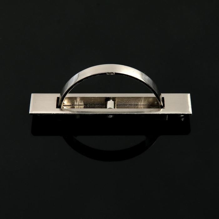 Ручка потайная CAPPIO, цинк, м/о 85 мм, L =100 мм, цвет матовый никель Ручка потайная CAPPIO, цинк, м/о 85 мм, L =100 мм, цвет матовый никель