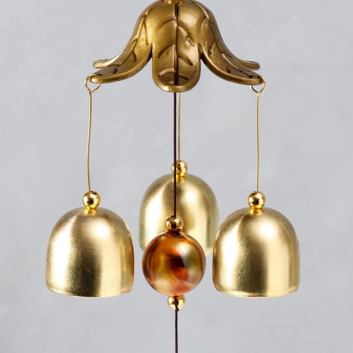 Музыка ветра металл Музыка ветра металл "Филин на ветке" МИКС 3 колокольчика 47 см