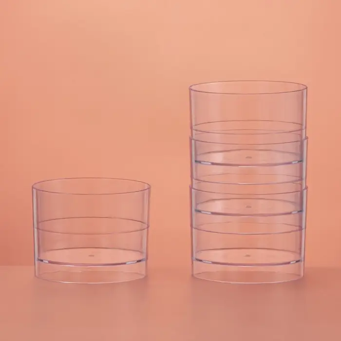 Форма пластиковая одноразовая для фуршета «Ноль», 60 мл, прозрачная