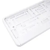 Рамка под номерной знак (белая) AVS RN-14