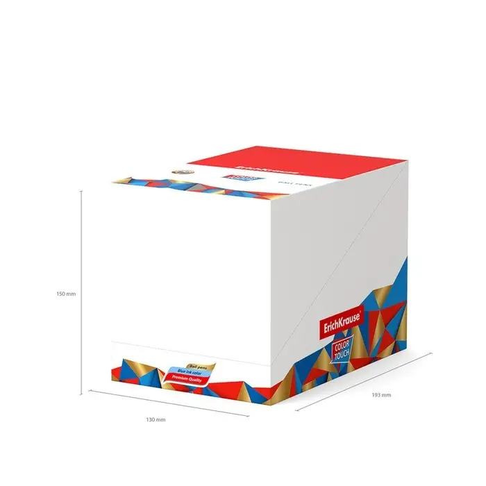 Ручка шариковая ErichKrause ColorTouch Emerald Wave, узел 0.7 мм, чернила синие, длина линии письма 2000 метров Ручка шариковая ErichKrause ColorTouch Emerald Wave, узел 0.7 мм, чернила синие, длина линии письма 2000 метров