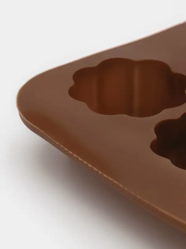 Форма для конфет и шоколада Доляна &laquo;Цветочки&raquo;, силикон, 21&times;10&times;2 см, 15 ячеек, МИКС