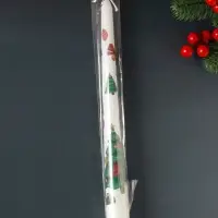 Свеча античная "Новый год" 255х22 мм, с декором Свеча античная "Новый год" 255х22 мм, с декором