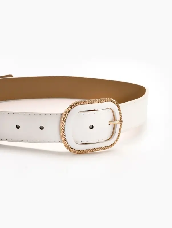 Ремень жен 05-01-07-01, Июнь2507, 3*0,3*110 см, без винта, пряж золото+пласт, 1 прокол, бел 109031 Ремень жен 05-01-07-01, Июнь2507, 3*0,3*110 см, без винта, пряж золото+пласт, 1 прокол, бел 109031