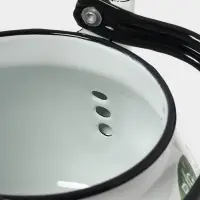 Чайник эмалированный &laquo;Лимонный сет&raquo;, 3 л, металлическая ручка, белый