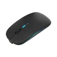 Мышь MB-2.4 беспроводная, оптическая, подсветка, 800-1600 dpi, USB, Bluetooth, чёрная