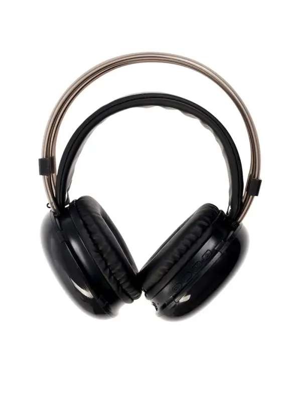 Наушники беспроводные, полноразмерные, Mybit W-33, RGB подсветка, Bluetooth 5.3, 800 мАч, Type-C, RGB подсветка, чёрные