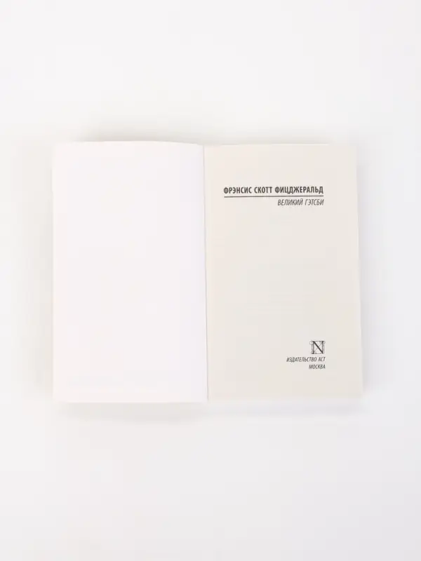 Книга &laquo;Великий Гэтсби&raquo;, Фрэнсис Скотт Фицджеральд