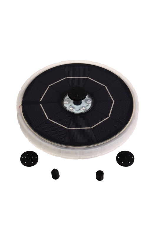 Фонтан на солнечной батарее,  h=0,55 метра, 180 л/ч, 7 Вт,  LED-подсветка, JT-180-23LED Фонтан на солнечной батарее,  h=0,55 метра, 180 л/ч, 7 Вт,  LED-подсветка, JT-180-23LED