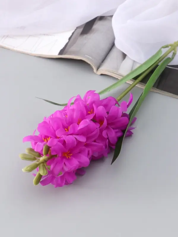 Цветы искусственные &laquo;Гиацинт галант&raquo;, 66&times;5 см, сиреневые