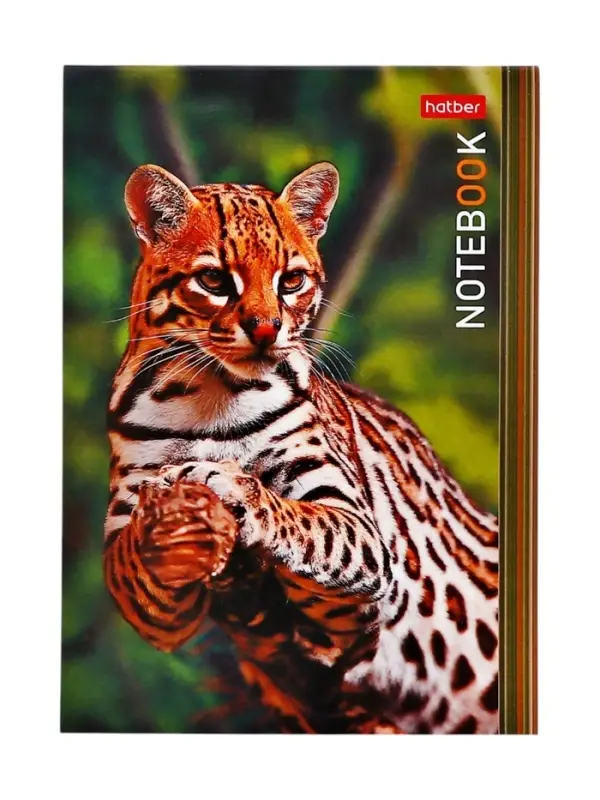 Блокнот А6 24 листа в клетку, на скобе &laquo;В мире животных&raquo;, МИКС