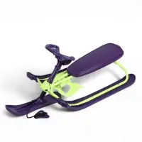 Снегокат, лимонный, фиолетовый, ТСП/ЛФ Nika Kids Снегокат, лимонный, фиолетовый, ТСП/ЛФ Nika Kids