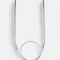 Спицы круговые, для вязания, с металлическим тросом, d=3 мм, 10/40 см