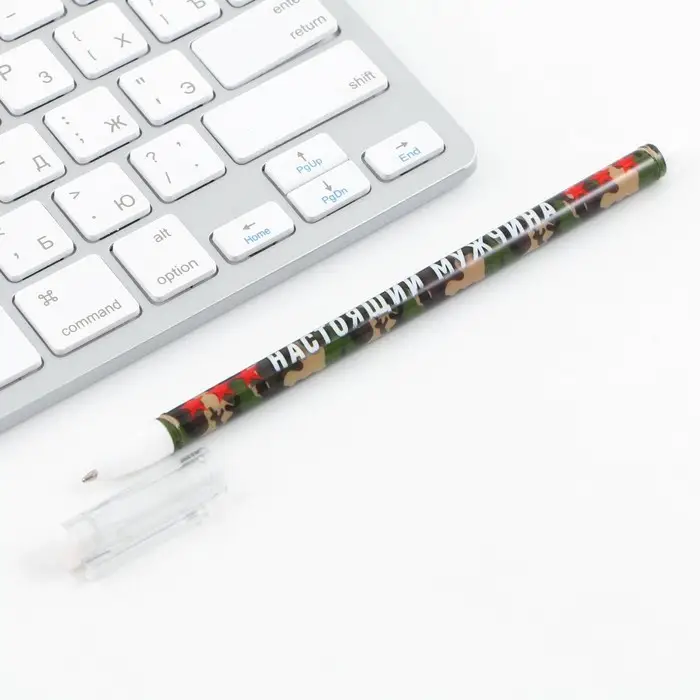 Ручка шариковая, синяя паста 0.5 мм с колпачком пластик «Настоящий мужчина» Ручка шариковая, синяя паста 0.5 мм с колпачком пластик «Настоящий мужчина»