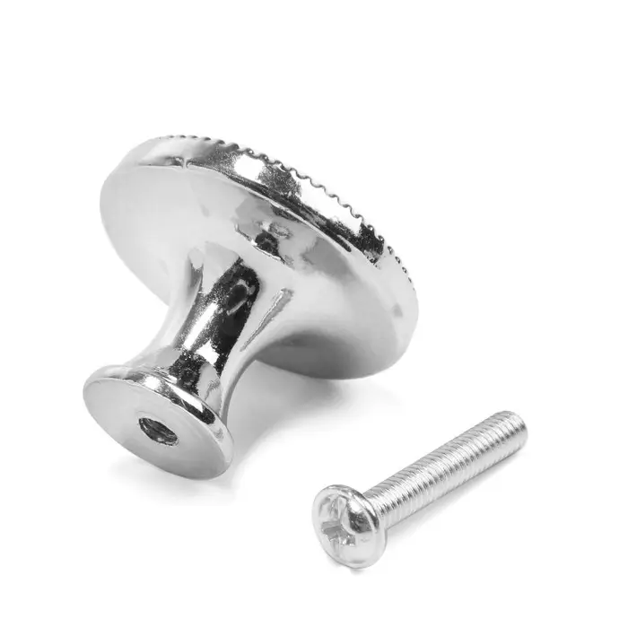 Ручка кнопка ТУНДРА РК116GP, цвет хром Ручка кнопка ТУНДРА РК116GP, цвет хром