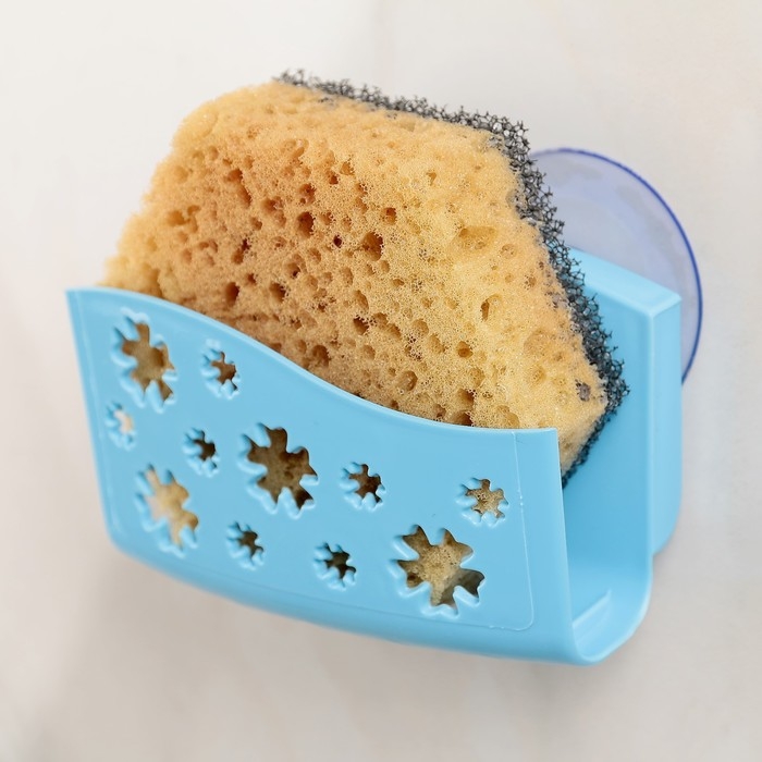 Подставка под губку на присосках, пластик, МИКС Подставка под губку на присосках, пластик, МИКС