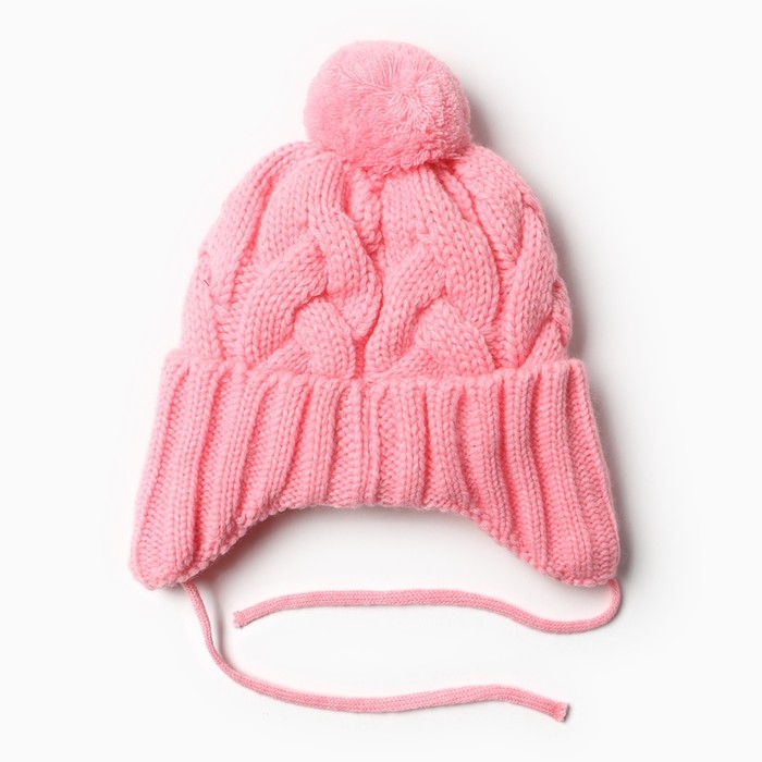 Шапка детская, цвет розовый, размер 44-46 Шапка детская, цвет розовый, размер 44-46