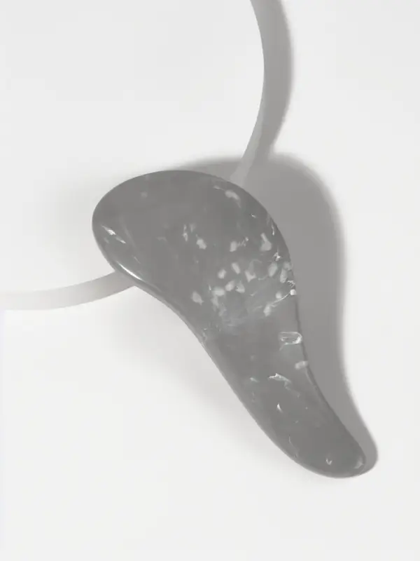 Расчёска массажная, 14.5&times;6(&plusmn;1)см, серая