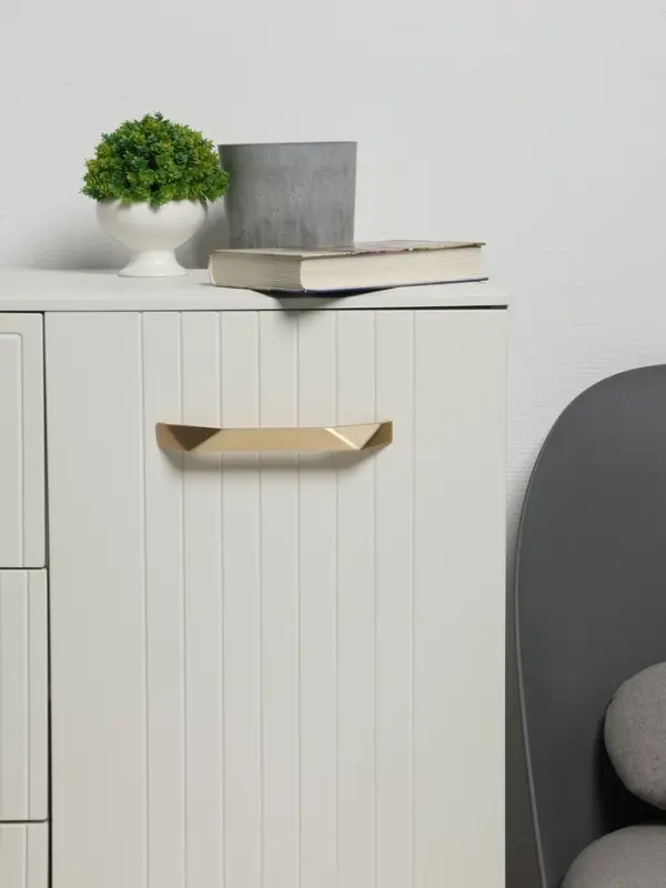 Ручка-скоба CAPPIO EDGE, м/о 192 мм, цвет золото