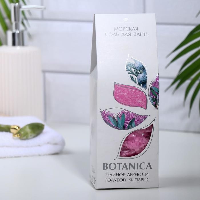 Соль для ванн BOTANICA чайное дерево и голубой кипарис, 700 г Соль для ванн BOTANICA чайное дерево и голубой кипарис, 700 г