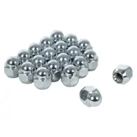 Гайка колесная M12x1,5x25, конус, ключ 21, закрытая, хром для а/м Mazda/Hyundai/KIA