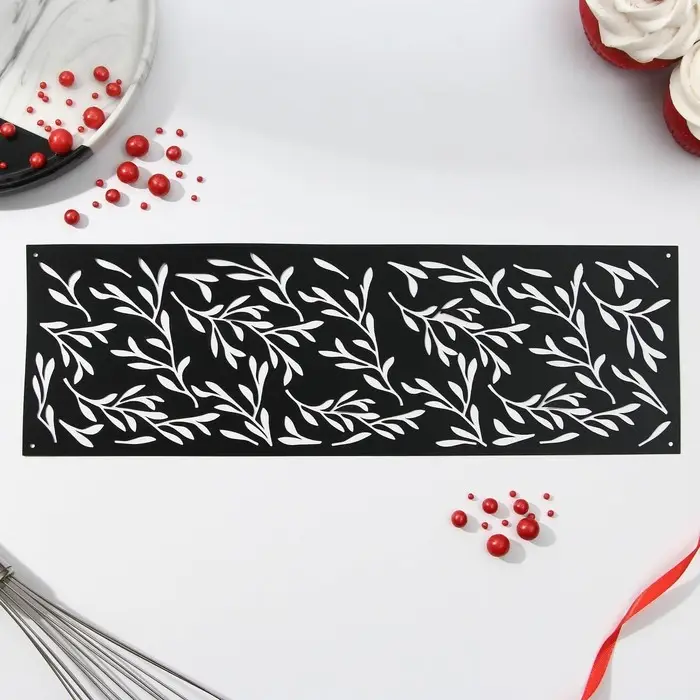 Трафарет для выпечки «Веточки», 32 х 10 см Трафарет для выпечки «Веточки», 32 х 10 см