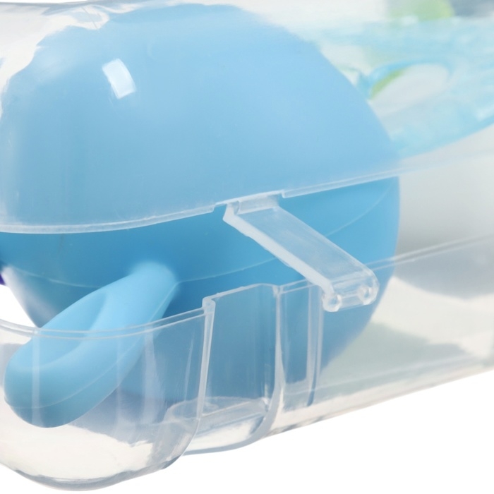 Набор прорезывателей силиконовых «Мой Зайка», с погремушкой, 3 шт., на присоске, в кейсе, Крошка Я