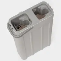 Швабра с отжимом и ведром Raccoon, швабра ПВА, ведро с отсеком для вертикального отжима 4.5 л, отсек для полоскания 2.5 л