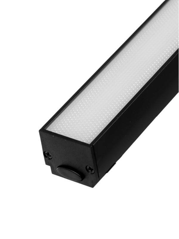 Трековый светильник, серия "Flat" FTL-001, 10Вт, 48В, 3000К, IP20, 300мм, черный